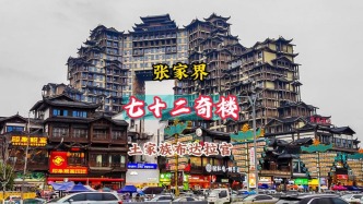 張家界七十二奇樓：土家族布達(dá)拉宮，世界最高吊腳樓形態(tài)建筑