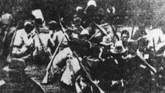從1939年到1945年，瓊崖軍民高舉抗日旗幟，英勇奮戰(zhàn)