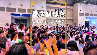 重慶智博會有多火？來看看這現(xiàn)場的人山人海，不愧是國家級展會
