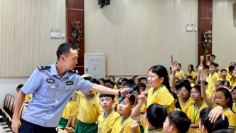 開學季！佛山鐵警開展校園鐵路安全宣傳