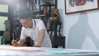 妙悟自然——卓愿花鸟画作品展在名门弘艺馆开幕