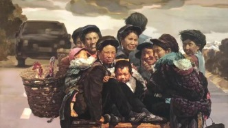 暖风拂过的时代褶皱——评严子宇油画《暖风》