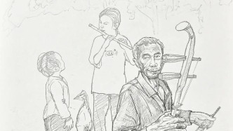 曾慶龍的畫與話——琴笛和鳴：血脈里的時(shí)間詩篇