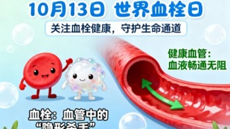 世界血栓日丨關注血栓健康，守護生命通道