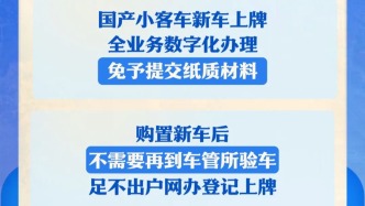 11月1日全面推行！國產(chǎn)小客車新車上牌，不用再跑車管所