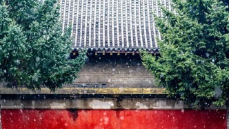 今天~長春下雪啦！