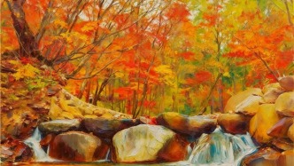 十月，定西把秋天畫成了油畫