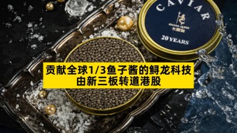 貢獻(xiàn)全球1/3魚子醬的鱘龍科技，由新三板轉(zhuǎn)道港股