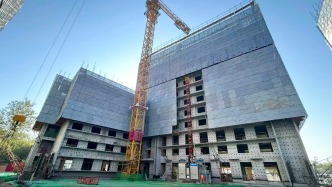 怀柔科学城长城青年社区一期 主体结构封顶