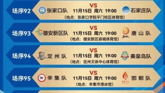 河北五超第十四輪上演巔峰對決，石家莊客場挑戰(zhàn)張家口爭次席