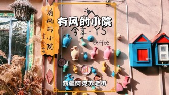 秋游新疆阿克蘇，打卡網(wǎng)紅民宿“有風(fēng)的小院”，感受西域民族風(fēng)情