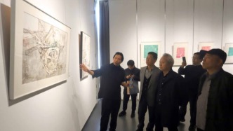 江苏苏州：中青年艺术家方向乐、陈三石水墨作品展开展