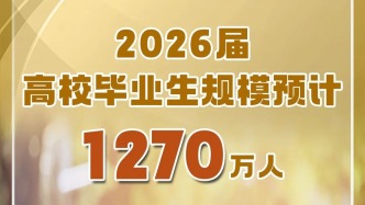 同比增加48萬(wàn)人！2026屆高校畢業(yè)生規(guī)模預(yù)計(jì)