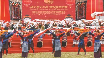 看非遺表演 慶工布新年