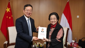 高翔會見印尼前總統(tǒng)、民主斗爭黨總主席梅加瓦蒂·蘇加諾