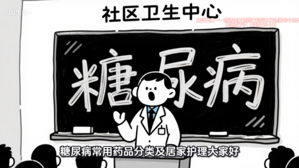糖尿病常用药品分类及居家护理