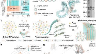 大连理工大学生物工程学院科研团队成功研制超强抗冲击仿生昆虫头壳水凝胶