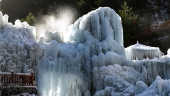 冰雪新體驗　大墩峽冰瀑即將亮相
