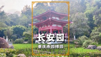 重慶有座長安園，亭臺樓閣依水而建，曲徑通幽環(huán)境優(yōu)美