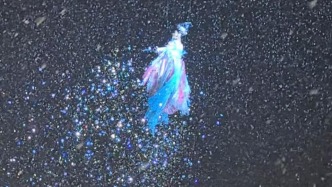 天女散花，雪花如詩，漫天飄灑，銀裝素裹，寒冬里的一抹清寂