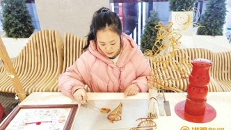 南昌“畫糖人”：以糖為墨 畫出甜蜜生活