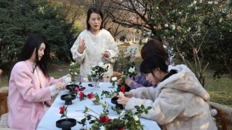 江蘇蘇州：茶雪尋禪，花道安心