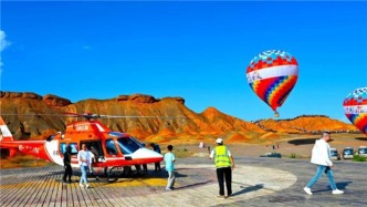 彩虹張掖繪新景　文旅融合催生新業(yè)態(tài)