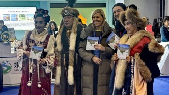 雪博会“鱼”众不同！大安嫩江湾展区靠生态好物圈粉外国友人