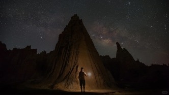 星空攝影，拷問浪巴鋪土林