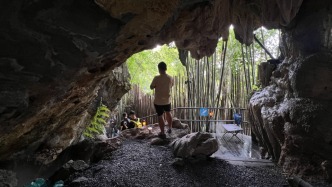 漫游廣西大新縣，隨拍藍(lán)洞咖啡廳，到處都是網(wǎng)紅景點(diǎn)