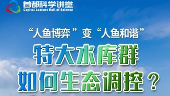 首都科學(xué)講堂預(yù)告丨特大水庫群如何進(jìn)行生態(tài)調(diào)控？