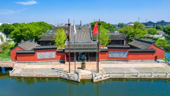 探訪黎里古鎮(zhèn)昭靈觀，蘇州唯一全真道脈傳承地，建筑群四面環(huán)水