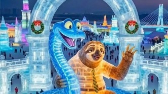 冰雕作品的细腻和精致，令人感受到艺术家的匠心独运和对细节的追求