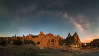 浪巴鋪土林，真不愧是云南最佳拍星地之一