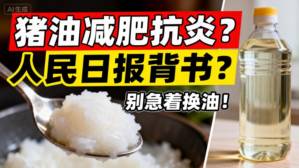 “豬油減肥抗炎”刷屏，真相是如何一步步被歪曲的？