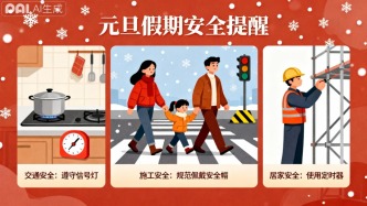 歡度元旦，樂(lè)享假期！這份“安全提示”請(qǐng)收好→