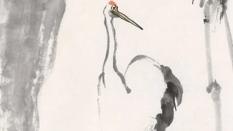 新作丨劉大石的鶴，有仙氣