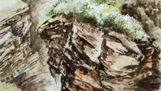 山水画中“峪”的山形特征技法解析