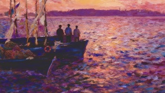 羅浩京：于晨光熹微處，見生活之磅礴 ——讀曾慶龍先生的油畫《如約的晨光》