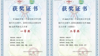 全国一等奖+1！我校在全国大学生智能汽车竞赛室外赛斩获佳绩