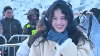 马思纯打卡长春冰雪新天地！