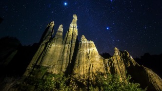 在浪巴鋪土林，竟撞進(jìn)了童話里的七彩祥云！