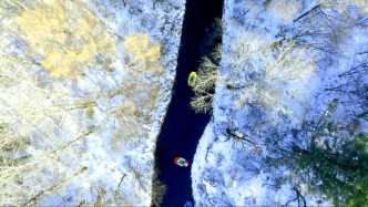 延边飘雪，一秒坠入《冰雪奇缘》童话