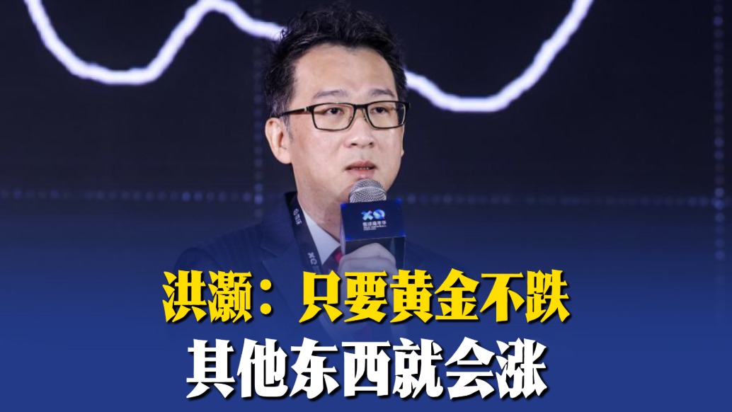 洪灝：只要黃金不跌，其他東西就會(huì)漲