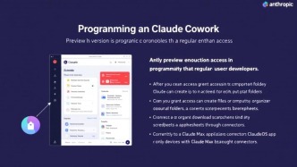 Anthropic推出Claude Cowork，普通用戶也能使用的編程智能體