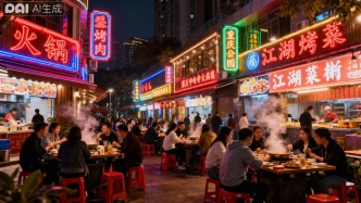 重慶泰7美食街，中央公園的逛吃寶地，也是周邊市民聚餐優(yōu)選之地