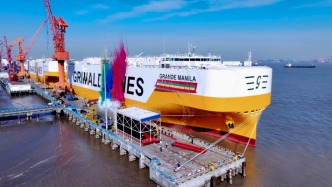 熱火朝天，新年新氣象，外高橋造船全力沖刺交船加速度