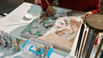 山東藝術(shù)學(xué)院城藝學(xué)院課程展示|古壁畫摹寫