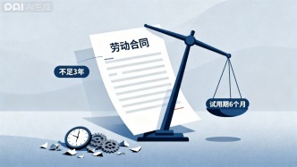 劳动合同期限不足3年，但要求试用期6个月怎么办？