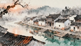 舞水河畔，荆坪古村：推开千年时光的木门